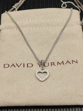 David Yurman 925 Silver Necklaces with Original Pouch